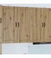vidaXL Wall Cabinet PORTO Artisan Oak 50 x 31 x 100 cm Engineered Wood — Model: 1x wall cabinet (1 door)