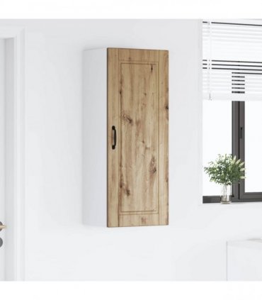 vidaXL Wall Cabinet PORTO Artisan Oak 40 x 31 x 100 cm Engineered Wood — Model: 1x wall cabinet (1 door)