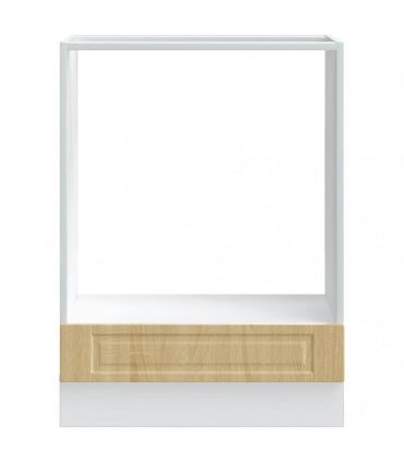 vidaXL Oven Cabinet Porto Sonoma Oak Engineered Wood — Size: 60 x 46 x 81.5 cm, Model: 1x oven cabinet