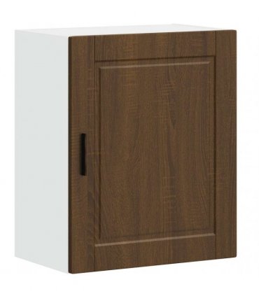 vidaXL Kitchen Wall Cabinet Porto Brown Oak Engineered Wood — Size: 50 x 31 x 60 cm, Model: 1x wall cabinet (1 door)