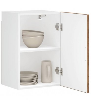 vidaXL Kitchen Wall Cabinet Porto Old Wood Engineered Wood — Size: 40 x 31 x 60 cm, Model: 1x wall cabinet (1 door)