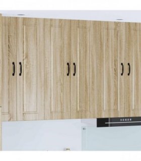 vidaXL Wall Cabinet PORTO Sonoma Oak 60 x 31 x 100 cm Engineered Wood — Model: 1x wall cabinet (2 doors)