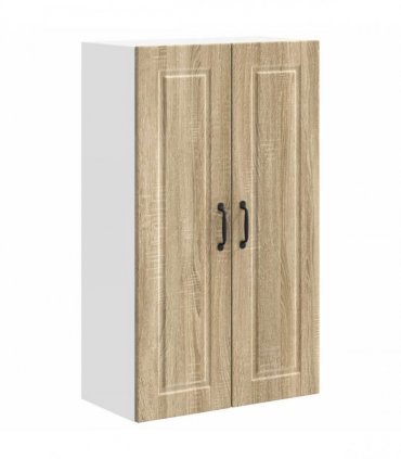 vidaXL Wall Cabinet PORTO Sonoma Oak 60 x 31 x 100 cm Engineered Wood — Model: 1x wall cabinet (2 doors)