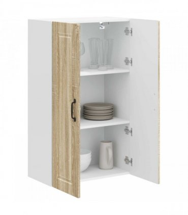 vidaXL Wall Cabinet PORTO Sonoma Oak 60 x 31 x 100 cm Engineered Wood — Model: 1x wall cabinet (2 doors)