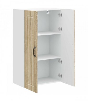 vidaXL Wall Cabinet PORTO Sonoma Oak 60 x 31 x 100 cm Engineered Wood — Model: 1x wall cabinet (2 doors)