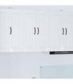 vidaXL Wall Cabinet PORTO High Gloss White 60 x 31 x 80 cm — Model: 1x wall cabinet (2 doors)