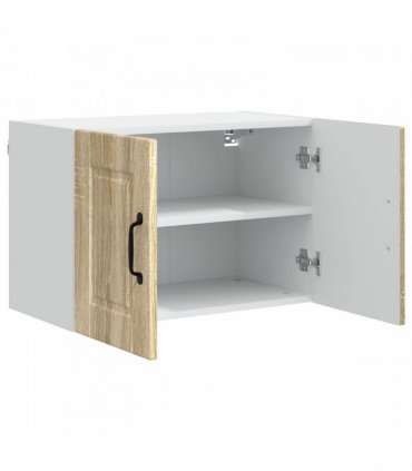 vidaXL Wall Cabinet PORTO 2 pcs Sonoma Oak 60 x 31 x 40 cm — Model: 2x wall cabinet (2 doors)