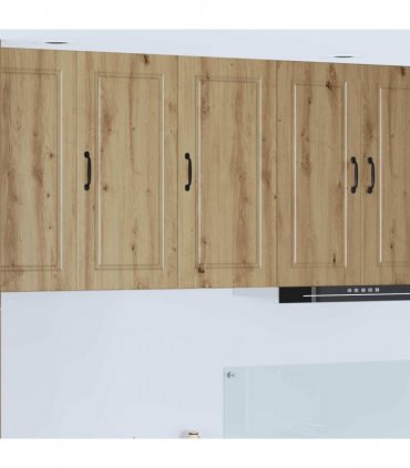 vidaXL Wall Cabinet PORTO Artisan Oak 40 x 31 x 80 cm Engineered Wood — Model: 1x wall cabinet (1 door)