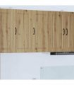 vidaXL Wall Cabinet PORTO Artisan Oak 40 x 31 x 80 cm Engineered Wood — Model: 1x wall cabinet (1 door)