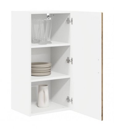 vidaXL Wall Cabinet PORTO Artisan Oak 40 x 31 x 80 cm Engineered Wood — Model: 1x wall cabinet (1 door)