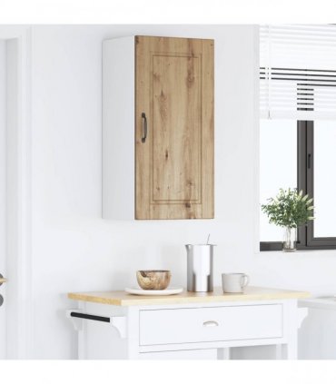 vidaXL Wall Cabinet PORTO Artisan Oak 40 x 31 x 80 cm Engineered Wood — Model: 1x wall cabinet (1 door)