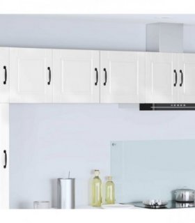 vidaXL Wall Cabinet PORTO High Gloss White 40 x 31 x 40 cm — Model: 1x wall cabinet (1 door)