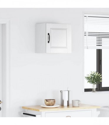 vidaXL Wall Cabinet PORTO High Gloss White 40 x 31 x 40 cm — Model: 1x wall cabinet (1 door)