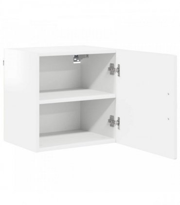 vidaXL Wall Cabinet PORTO High Gloss White 40 x 31 x 40 cm — Model: 1x wall cabinet (1 door)