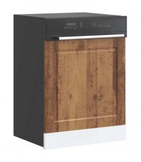vidaXL Dishwasher Panel Porto Old Wood 60x1.5x57 cm Engineered Wood — Size: 60 x 1.5 x 67 cm, Model: 1x dishwasher panel