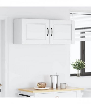 vidaXL Wall Cabinet PORTO 2 pcs White 50 x 31 x 40 cm Engineered Wood — Model: 2x wall cabinet (1 door)