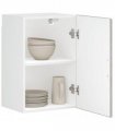 vidaXL Kitchen Wall Cabinet Porto Grey Sonoma Engineered Wood — Size: 40 x 31 x 60 cm, Model: 1x wall cabinet (1 door)