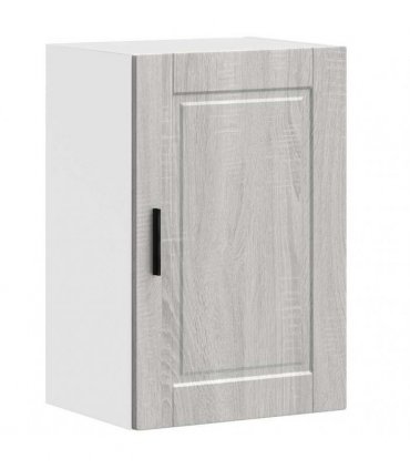 vidaXL Kitchen Wall Cabinet Porto Grey Sonoma Engineered Wood — Size: 40 x 31 x 60 cm, Model: 1x wall cabinet (1 door)