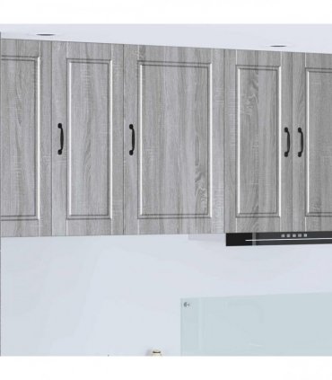 vidaXL Wall Cabinet PORTO Grey Sonoma 50 x 31 x 80 cm Engineered Wood — Model: 1x wall cabinet (1 door)