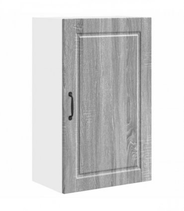 vidaXL Wall Cabinet PORTO Grey Sonoma 50 x 31 x 80 cm Engineered Wood — Model: 1x wall cabinet (1 door)