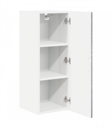 vidaXL Wall Cabinet PORTO 2 pcs Grey Sonoma 30 x 31 x 80 cm — Model: 2x wall cabinet (1 door)