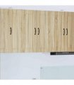 vidaXL Wall Cabinet PORTO Sonoma Oak 60 x 31 x 80 cm Engineered Wood — Model: 1x wall cabinet (2 doors)