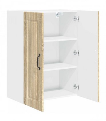 vidaXL Wall Cabinet PORTO Sonoma Oak 60 x 31 x 80 cm Engineered Wood — Model: 1x wall cabinet (2 doors)