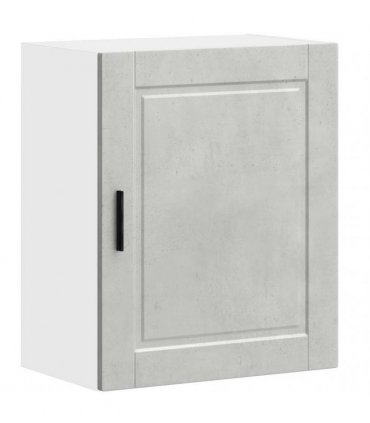 vidaXL Kitchen Wall Cabinet Porto Concrete Grey Engineered Wood — Size: 50 x 31 x 60 cm, Model: 1x wall cabinet (1 door)