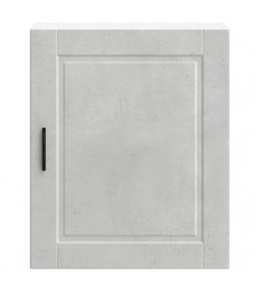 vidaXL Kitchen Wall Cabinet Porto Concrete Grey Engineered Wood — Size: 50 x 31 x 60 cm, Model: 1x wall cabinet (1 door)