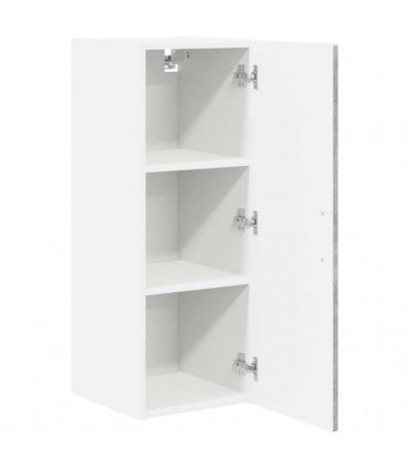 vidaXL Wall Cabinet PORTO 2 pcs Concrete Grey 30 x 31 x 80 cm — Model: 2x wall cabinet (1 door)