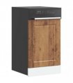 vidaXL Dishwasher Panel Porto Old Wood 45x1,5x57 cm Engineered Wood — Size: 45 x 1.5 x 67 cm, Model: 1x dishwasher panel