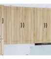 vidaXL Wall Cabinet PORTO Sonoma Oak 40 x 31 x 100 cm Engineered Wood — Model: 1x wall cabinet (1 door)