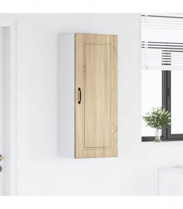 vidaXL Wall Cabinet PORTO Sonoma Oak 40 x 31 x 100 cm Engineered Wood — Model: 1x wall cabinet (1 door)