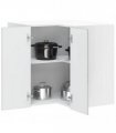 vidaXL Kitchen Wall Corner Cabinet "Porto" Grey Sonoma Engineered Wood — Size: 57 x 57 x 60 cm, Model: 1x wall corner cabinet