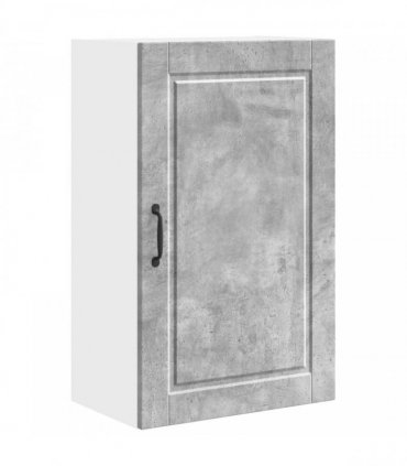 vidaXL Wall Cabinet PORTO Concrete Grey 50 x 31 x 80 cm — Model: 1x wall cabinet (1 door)