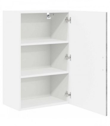 vidaXL Wall Cabinet PORTO Concrete Grey 50 x 31 x 80 cm — Model: 1x wall cabinet (1 door)