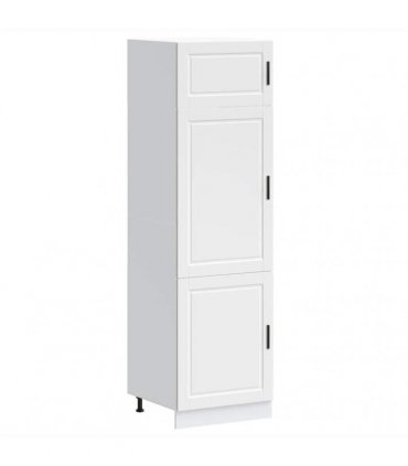 vidaXL Kitchen Cupboard "Porto" White Engineered Wood — Size: 60 x 57 x 207 cm, Model: 1x cupboard