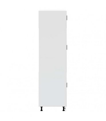 vidaXL Kitchen Cupboard "Porto" White Engineered Wood — Size: 60 x 57 x 207 cm, Model: 1x cupboard