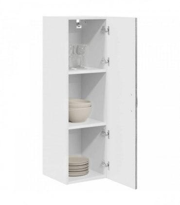 vidaXL Wall Cabinet PORTO Grey Sonoma 30 x 31 x 100 cm Engineered Wood — Model: 1x wall cabinet (1 door)