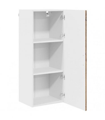 vidaXL Wall Cabinet PORTO Old Wood 40 x 31 x 100 cm Engineered Wood — Model: 1x wall cabinet (1 door)