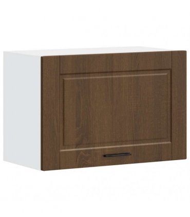 vidaXL Kitchen Wall Cabinet Porto Brown Oak Engineered Wood — Size: 60 x 31 x 40 cm, Model: 1x wall cabinet (1 flap door)