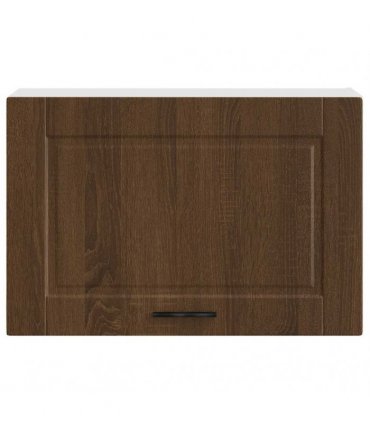 vidaXL Kitchen Wall Cabinet Porto Brown Oak Engineered Wood — Size: 60 x 31 x 40 cm, Model: 1x wall cabinet (1 flap door)