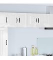vidaXL Wall Cabinet PORTO 2 pcs High Gloss White 60 x 31 x 40 cm — Model: 2x wall cabinet (2 doors)