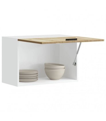 vidaXL Kitchen Wall Cabinet Porto Sonoma Oak Engineered Wood — Size: 60 x 31 x 40 cm, Model: 1x wall cabinet (1 flap door)