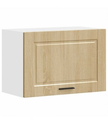 vidaXL Kitchen Wall Cabinet Porto Sonoma Oak Engineered Wood — Size: 60 x 31 x 40 cm, Model: 1x wall cabinet (1 flap door)