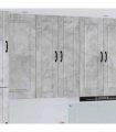 vidaXL Wall Cabinet PORTO Concrete Grey 30 x 31 x 100 cm — Model: 1x wall cabinet (1 door)