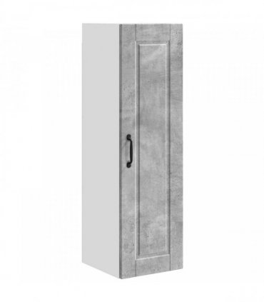vidaXL Wall Cabinet PORTO Concrete Grey 30 x 31 x 100 cm — Model: 1x wall cabinet (1 door)