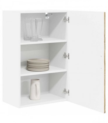 vidaXL Wall Cabinet PORTO Sonoma Oak 50 x 31 x 80 cm Engineered Wood — Model: 1x wall cabinet (1 door)