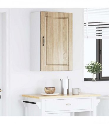 vidaXL Wall Cabinet PORTO Sonoma Oak 50 x 31 x 80 cm Engineered Wood — Model: 1x wall cabinet (1 door)