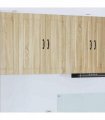 vidaXL Wall Cabinet PORTO Sonoma Oak 80 x 31 x 80 cm Engineered Wood — Model: 1x wall cabinet (2 doors)
